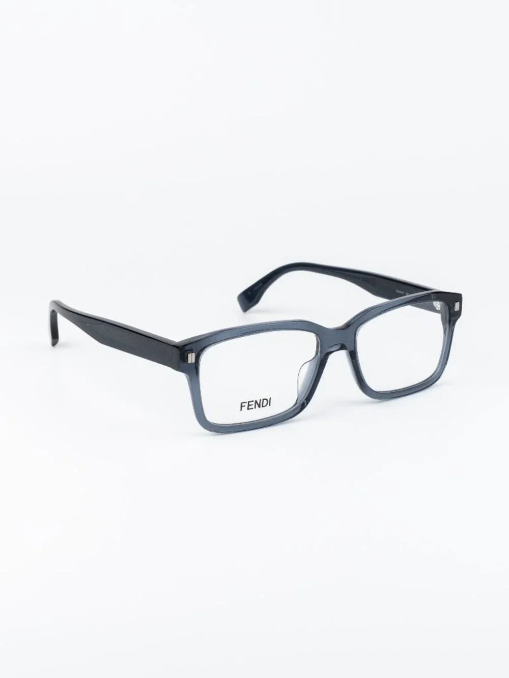 Fendi Women Eyeglasses Rectangular Blue FE50030I 089 NEW AUTHENTIC